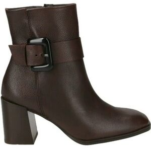 Paul Green Brown Pebbled Leather Nirvana Ankle Bootie Women’s Size US 6 - UK 3.5